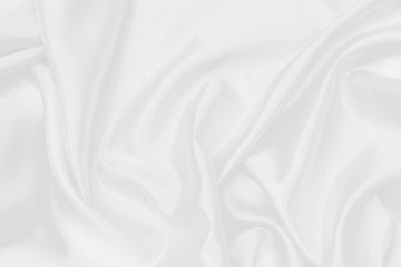 white satin fabric texture soft blur background