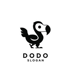 dodo bird logo icon design vector illustration © Alpha Vector