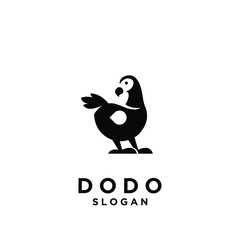 dodo bird logo icon design vector illustration © Alpha Vector