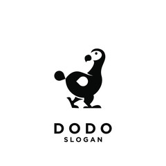 dodo bird logo icon design vector illustration © Alpha Vector