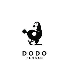 dodo bird logo icon design vector illustration © Alpha Vector