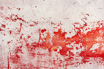 Texture of a concrete wall with cracks and scratches which can be used as a background