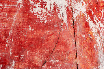 Texture of a concrete wall with cracks and scratches which can be used as a background