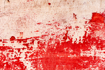 Texture of a concrete wall with cracks and scratches which can be used as a background