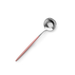 Clean spoon on white background