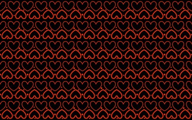 seamless heart pattern on darn background