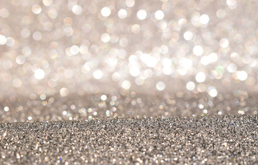 shine of silver glitter abstract background