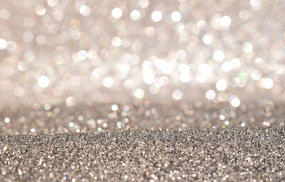 shine of silver glitter abstract background