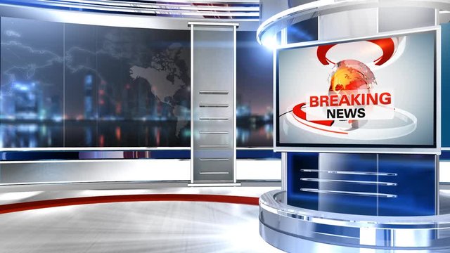 3D rendering background is perfect for any type of news or information presentation. The background features a stylish and clean layout 