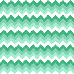 Abstract geometric green zigzag texture. Vector illustration.