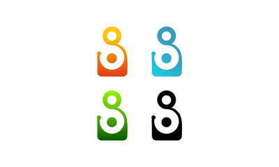 logo tech letter 8