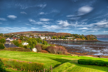 Portree city view - Scotland