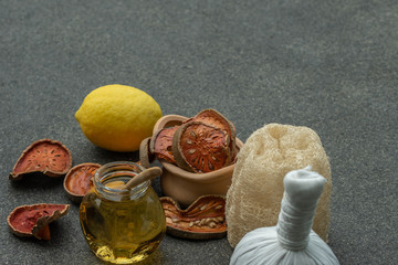 Natural medicine for spa therapy.
