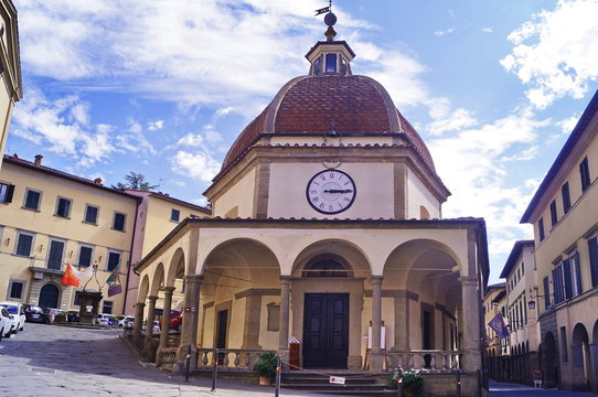 Madonna del Morbo church, Poppi, Tuscany, Italy
