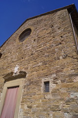 Church of the Abbey of San Fedele in Poppi, Tuscany, Italy