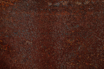 Rust on the  metal sheet.