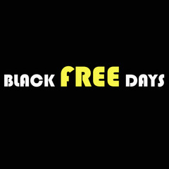 Fototapeta premium text button black friday web