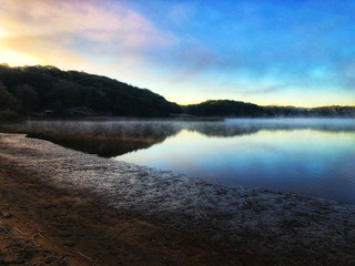 lake in the mountains