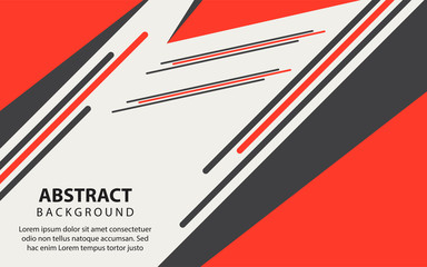 Vector abstract background texture design, bright poster, banner gray background, black and red stripes and shapes. Vector template for element cover, advertising, corporate, flyer