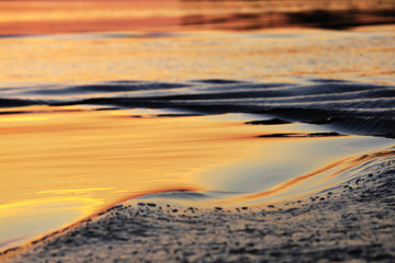 texture Waves on the river