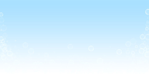 Random soap bubbles abstract background. Blowing b
