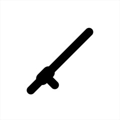 Baton icon in trendy flat style isolated on grey background. Baton icon page symbol for your web site design Baton icon logo, app, UI. Baton icon Vector illustration, EPS10.