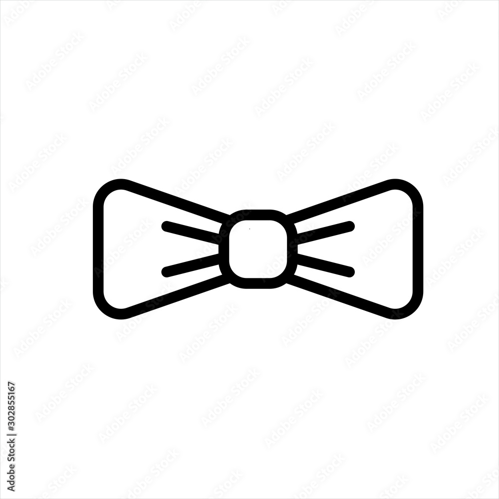 Canvas Prints bow icon in trendy flat style isolated on background. bow icon page symbol for your web site design 