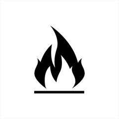 Fire icon in trendy flat style isolated on background. Fire icon page symbol for your web site design Fire icon logo, app, UI. Fire icon Vector illustration, EPS10.