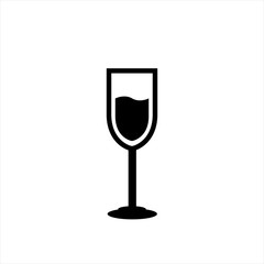 Wine icon in trendy flat style isolated on background. Wine icon page symbol for your web site design Wine icon logo, app, UI. Wine iconVector illustration, EPS10.