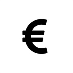 Euro icon in trendy flat style isolated on background. Euro icon page symbol for your web site design Euro icon logo, app, UI. Euro iconVector illustration, EPS10.