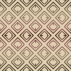 Decorative seamless geometric pattern with mojdern ornament. Vector decoration for fashion print, interior, design
