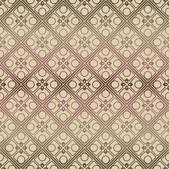 Decorative seamless geometric pattern with mojdern ornament. Vector decoration for fashion print, interior, design