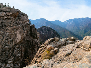 rocks in Seoraksan National Park