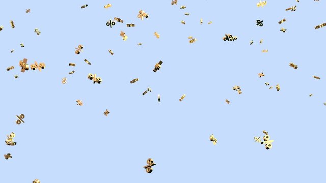 massive sale business background with percents signs