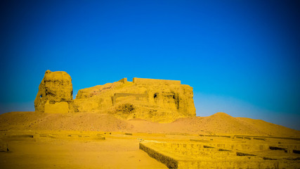 View to Western Deffufa temple ,Kerma, Nubia, Sudan