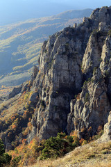 mount demerdzhi in the crimea