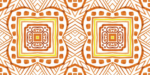 Stylized african tribal colorful motif in ethnic style. Geometric seamless pattern for site backgrounds, wrapping paper, fashion design and decor.