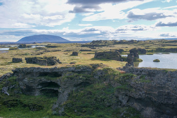 Fototapeta na wymiar Mývatn