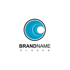 Ocean, Wave Logo Design Vector