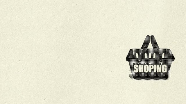 shopping basket cartoon animation stop motion