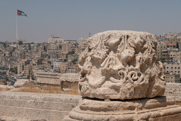 Fototapeta premium Ruins in Amman cìtadel