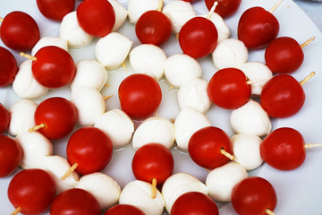 Obraz premium tomato and mozzarella appetizer