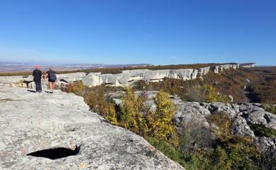 Ancient city of Eski-Kermen in Crimea