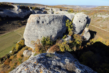 Ancient city of Eski-Kermen Crimea