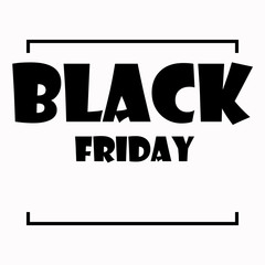Black friday logo icon