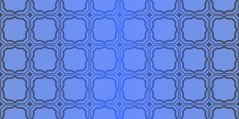 Seamless geometric pattern with decorative art-deco modern ornamnet. Vector illustration