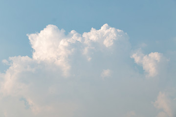Blue sky with cloud