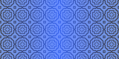 Seamless geometric pattern with decorative art-deco modern ornamnet. Vector illustration