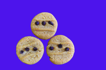 Three lovely cookies fresh from the oven