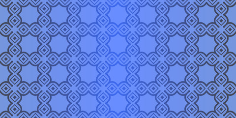 Seamless geometric pattern with decorative art-deco modern ornamnet. Vector illustration